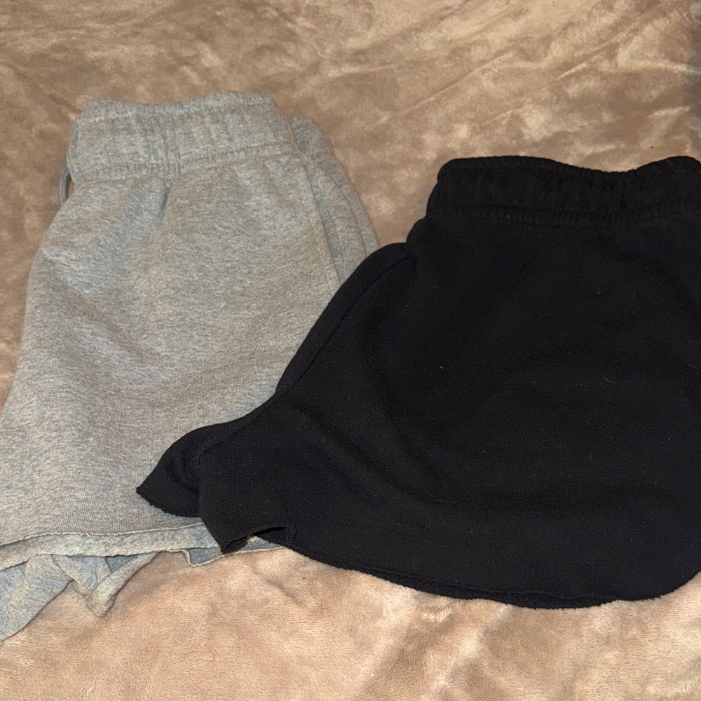 Wild Fable  Gray and Black Shorts with pockets and drawstrings